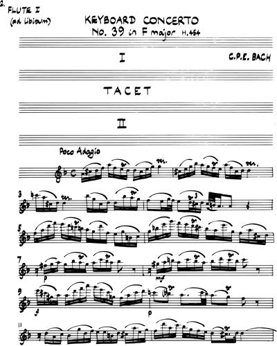 Flute 1 (ad libitum)