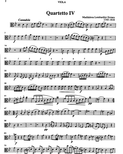 String Quartets, op. 3 Nos. 4-6