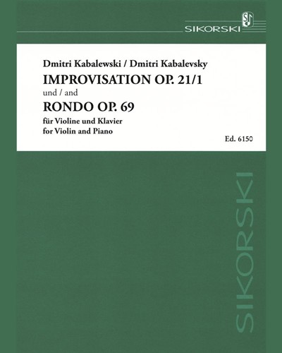 Improvisation & Rondo, op. 21/1, op. 69