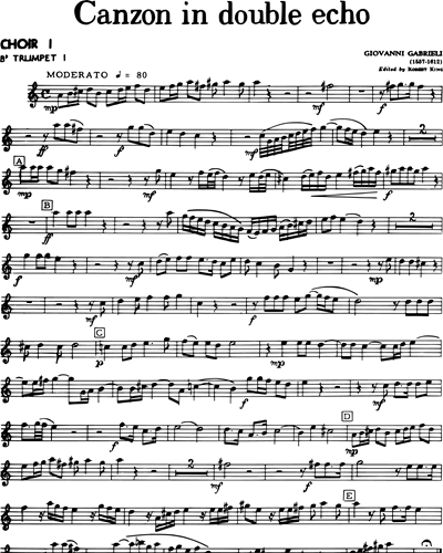 [Choir 1] Trumpet in Bb 1