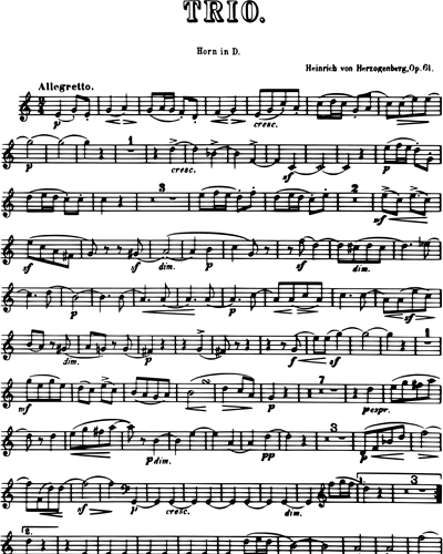 Trio in D-dur op. 61