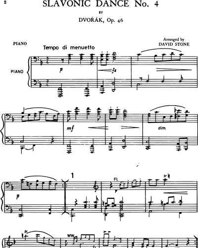 Slavonic Dance, Op. 46 No. 4
