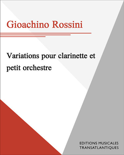 Variations for Clarinet and Small Orchestra