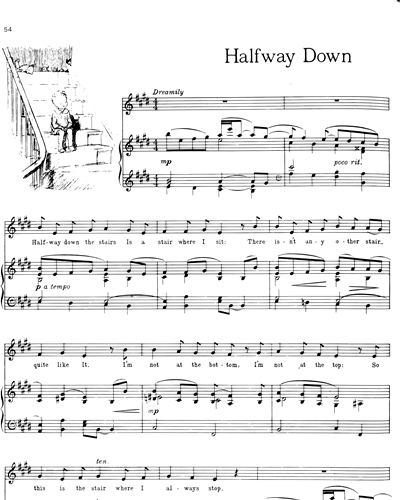 Halfway Down the Stairs – Robin the Frog Sheet music for Piano
