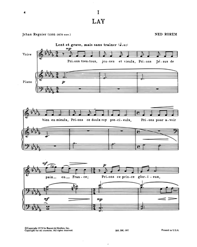 Vocal Score