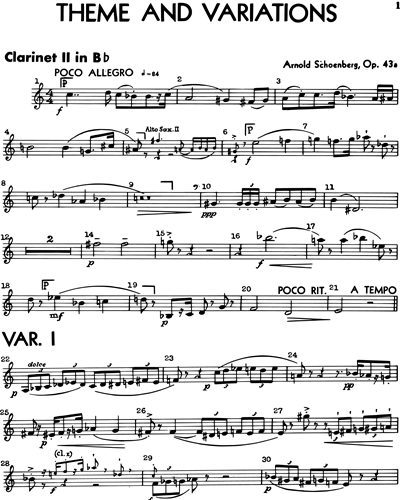 Theme and Variations for Band