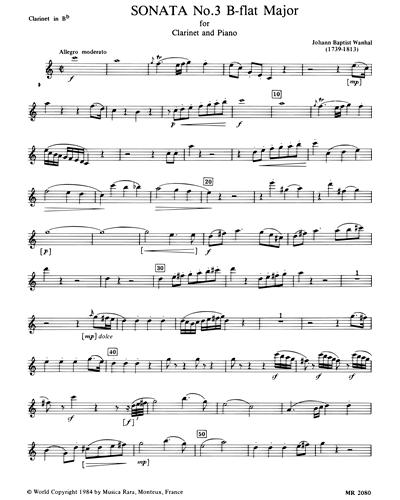 Sonate Nr. 3 B-dur