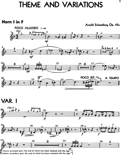 Horn 1 in F