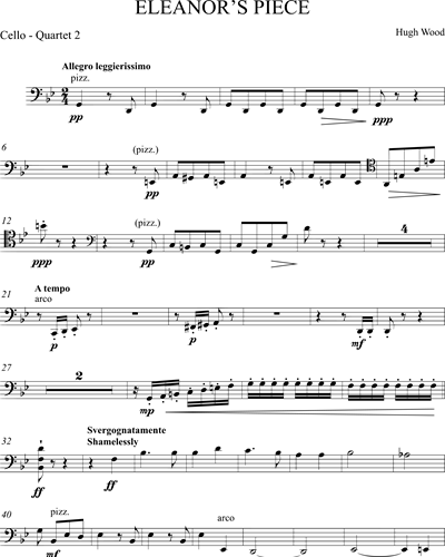 [String Quartet 2] Cello