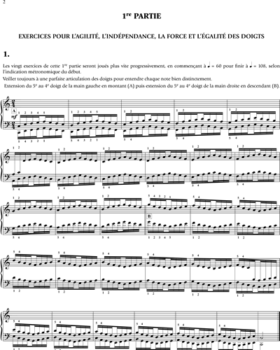 Le Pianiste Virtuose: 60 Exercises