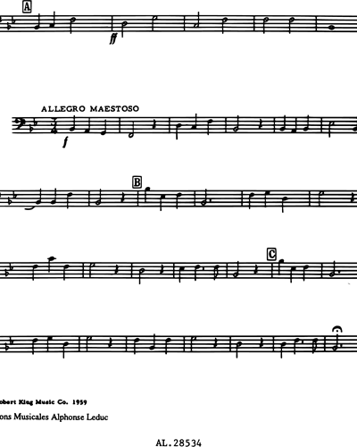 Trombone 3/Baritone Horn (Alternative)