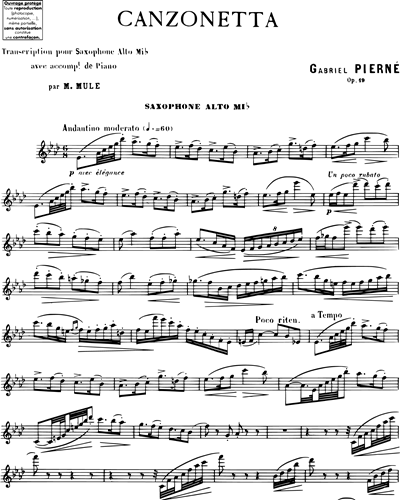 Canzonetta Op. 19