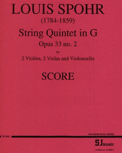 String Quintet in G Major, op. 33 No. 2