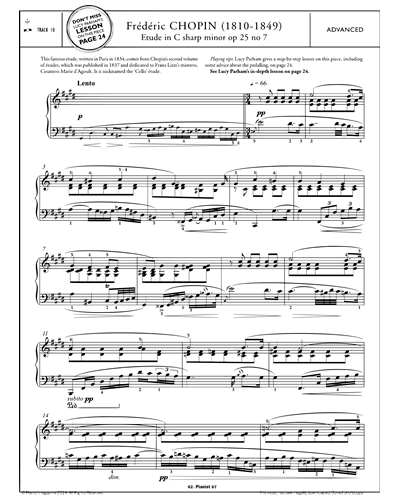 Etude in C# minor, op. 25 No. 7