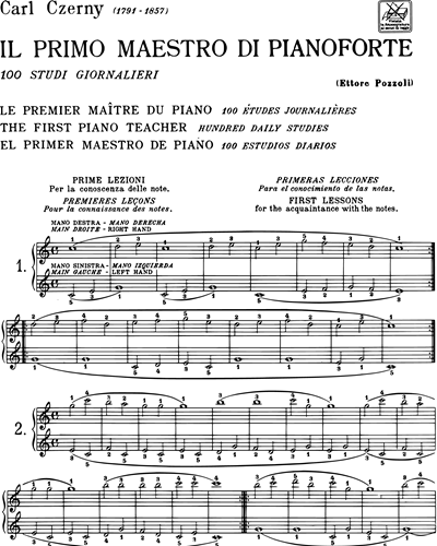 Il primo maestro di pianoforte Op. 599