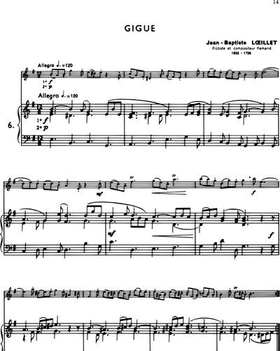 La Flûte Classique, Vol. 4: Gigue in E minor