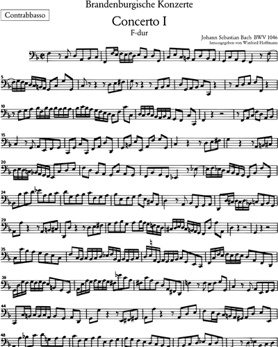 Brandenburgisches Konzert Nr. 1 F-dur BWV 1046