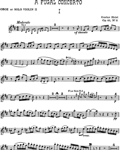 A Fugal Concerto, op. 40 No. 2