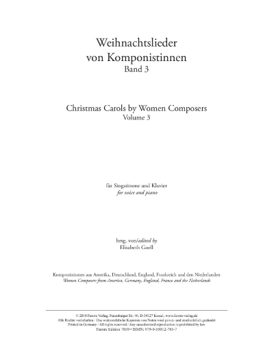 Christmas Carols by Women Composers, Vol. 3