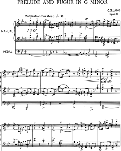 Prelude and Fugue in G minor