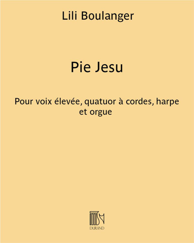Pie Jesu (édition A pour voix élevée)
