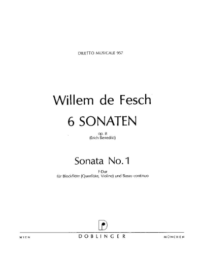 Sonata No. 1 in F Major, op. 8