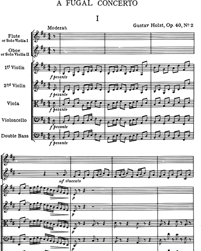 A Fugal Concerto, op. 40 No. 2