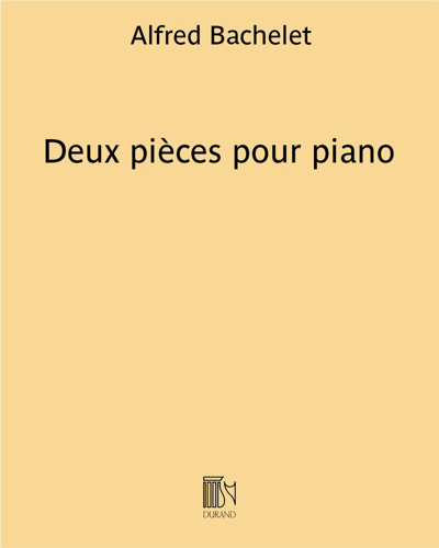 Deux pièces pour piano