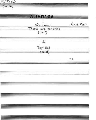Alianora, op. 57