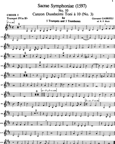 [Choir 1] Trumpet in Bb 4 (Alternative)