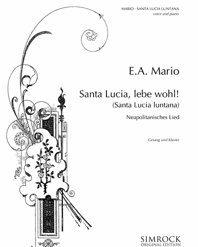Santa Lucia, Lebe Wohl!