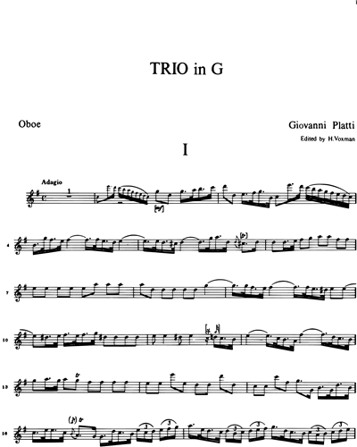 Triosonate in G