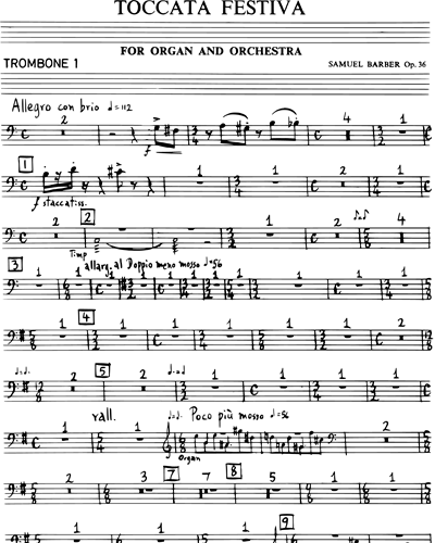 Toccata Festiva, Op. 36