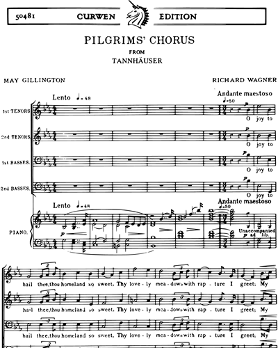 Pilgrims' Chorus (from "Tannhä﻿user")