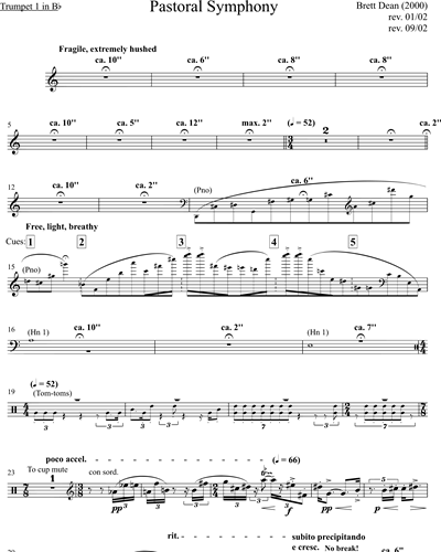 Trumpet 1 in Bb/Piccolo Trumpet
