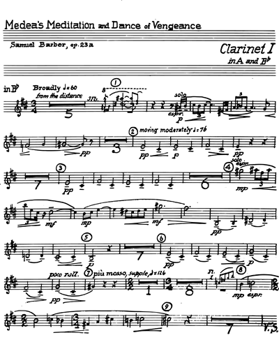 Clarinet 1 in Bb/Clarinet in A 1