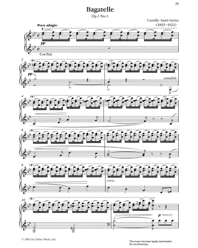 Bagatelle, op. 3, No.3