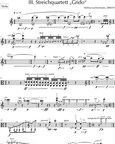 Streichquartett Nr. 3 „Grido“