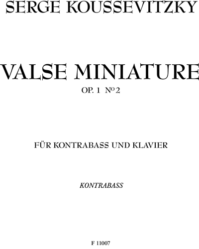 Valse miniature Op. 1 n. 2