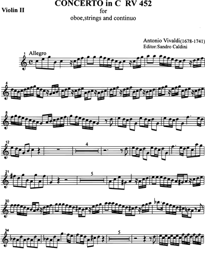 Concerto in C-dur RV 452