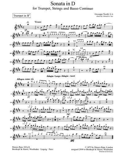 Sonata in D (G. 6)