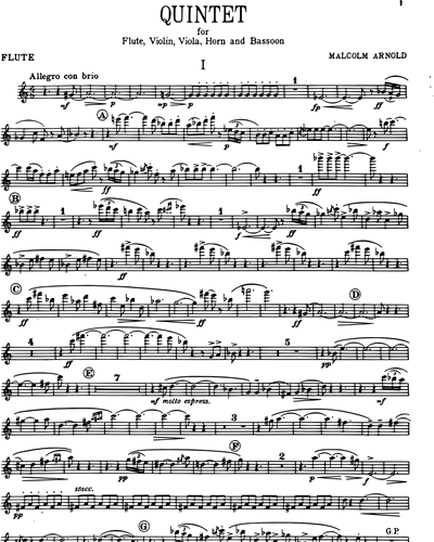 Quintet, Op. 7