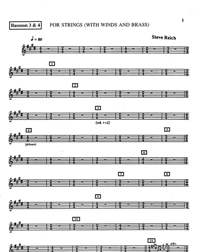 Bassoon 3 - 4