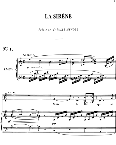 Mezzo-soprano/Baritone (Alternative) & Piano