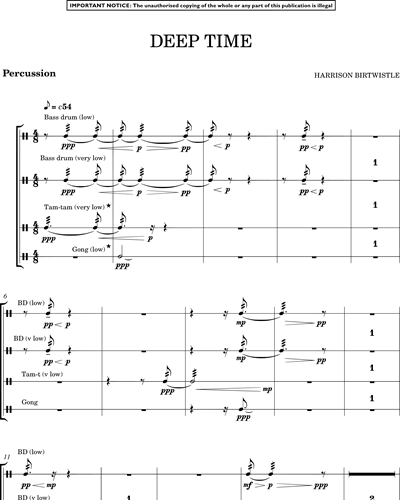 Percussion Score