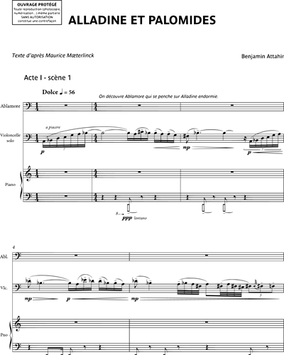 [Part 1] Opera Vocal Score & Piano Reduction