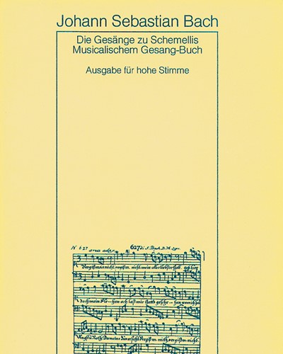 Schemelli Song Book 1736 and six lieder from the Notebook for Anna Magdalena Bach 1725 for High voice BWV 439-507/511-514,516,517