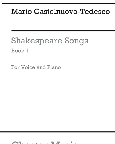 Shakespeare Songs, Book 1