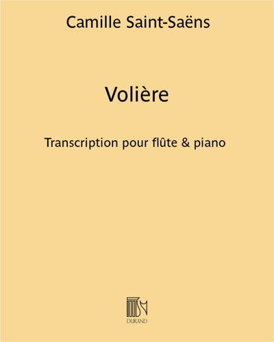 Volière (from 'Carnaval des animaux') Sheet Music by Camille Saint ...