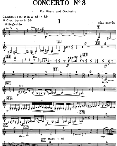 Clarinet 2 in A/Clarinet in Bb/Bass Clarinet in Bb